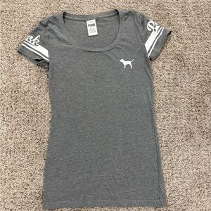 PINK Victoria's Secret Heather Gray Tee
